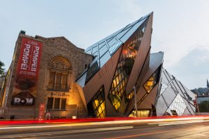 North facade of the Royal Ontario Museum