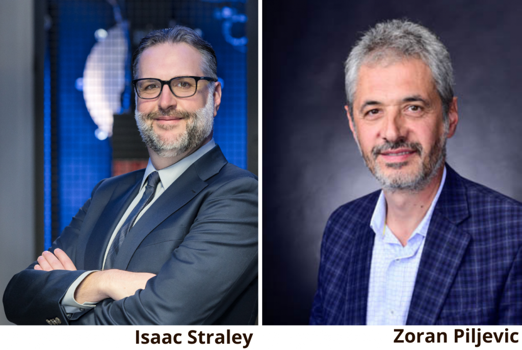 Headshots of Isaac Straley and Zoran Piljevic