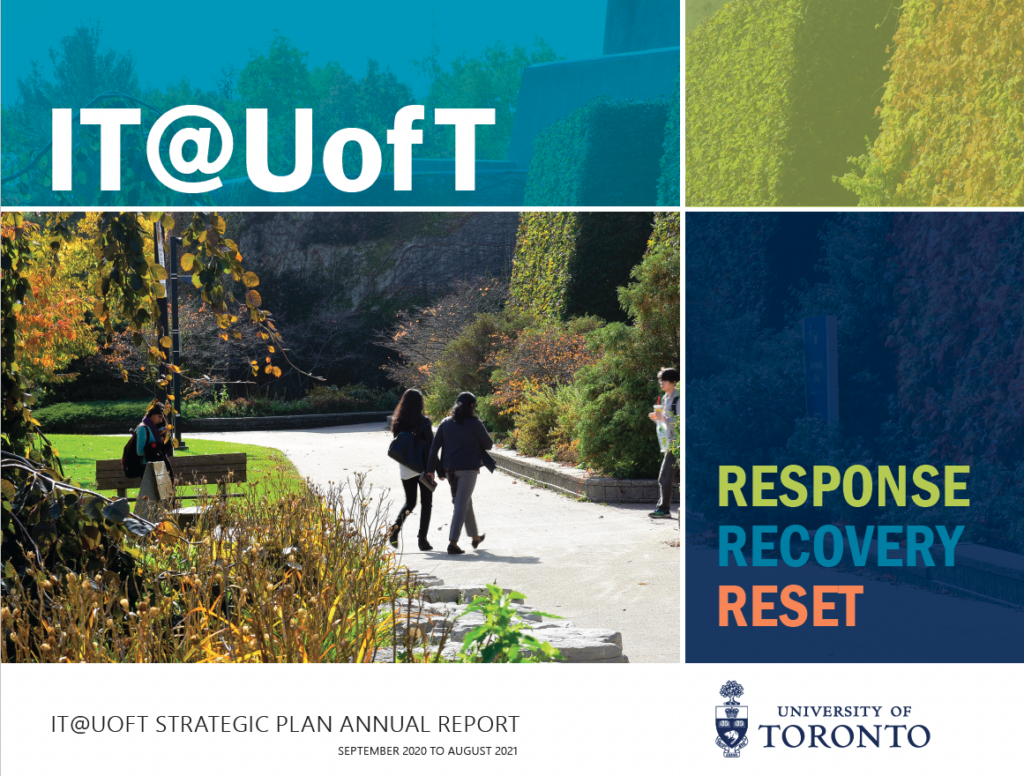 IT@UofT Strategic Plan Annual Report Cover