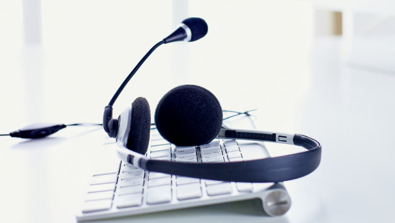 headset for joining online meeting.