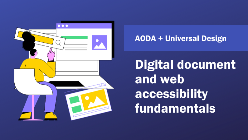 Digital document and web accessibility fundamentals