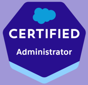 Salesforce administrator certification logo