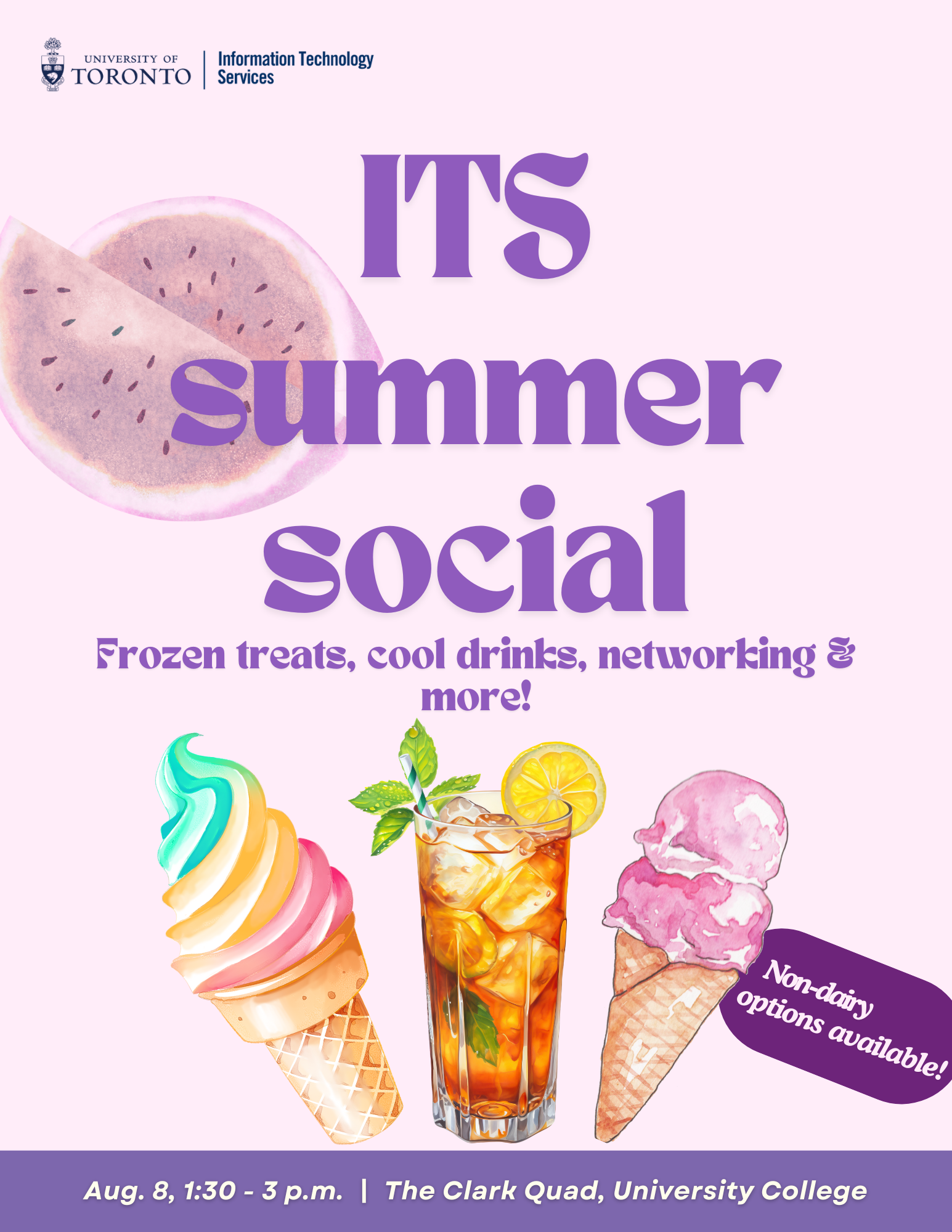 Frozen treats, cool drinks, networking & more!