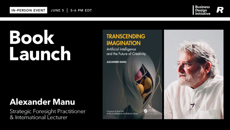 Book launch: Transcending Imagination - Artificial Intelligence and the future of creativity