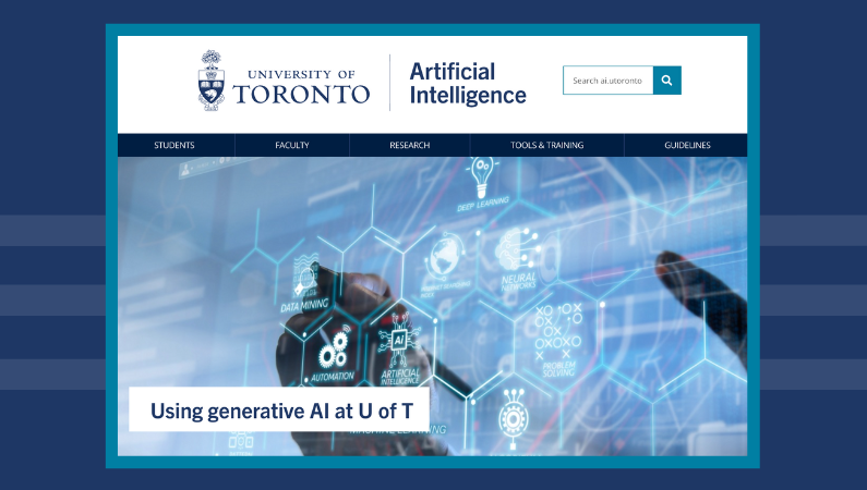 University of Toronto's Artificial Intelligence website