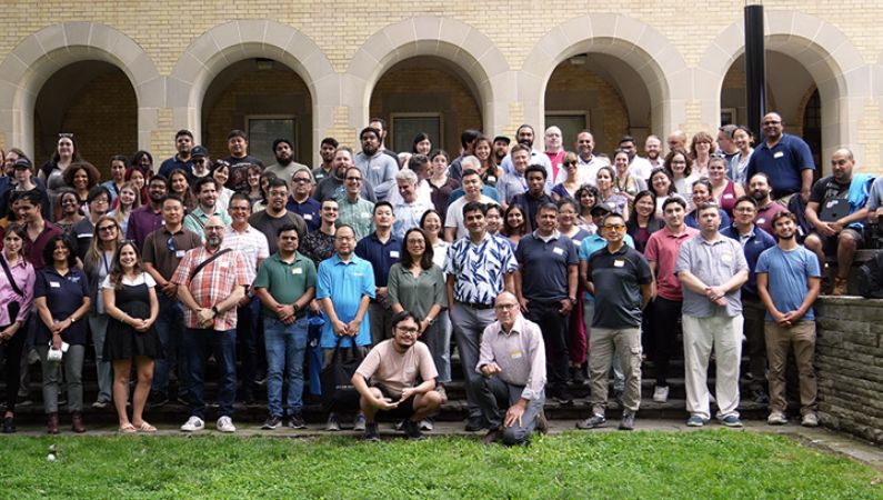 Group photo of ITS staff at the summer social.