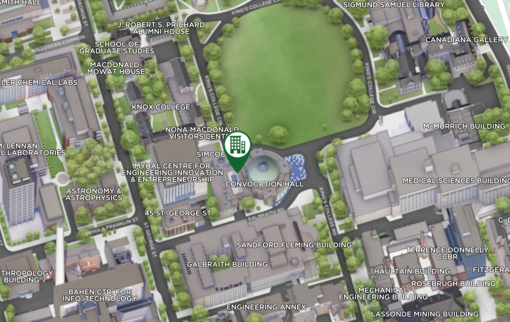 Click on the image to get to the campus map