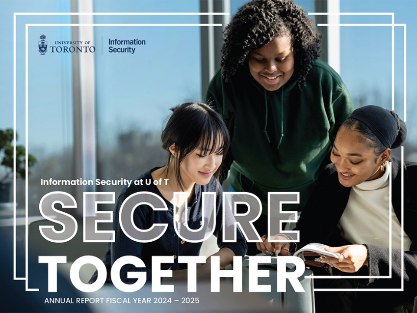Cover of the Information Security Annual Report fiscal year 2024 - 2025.
