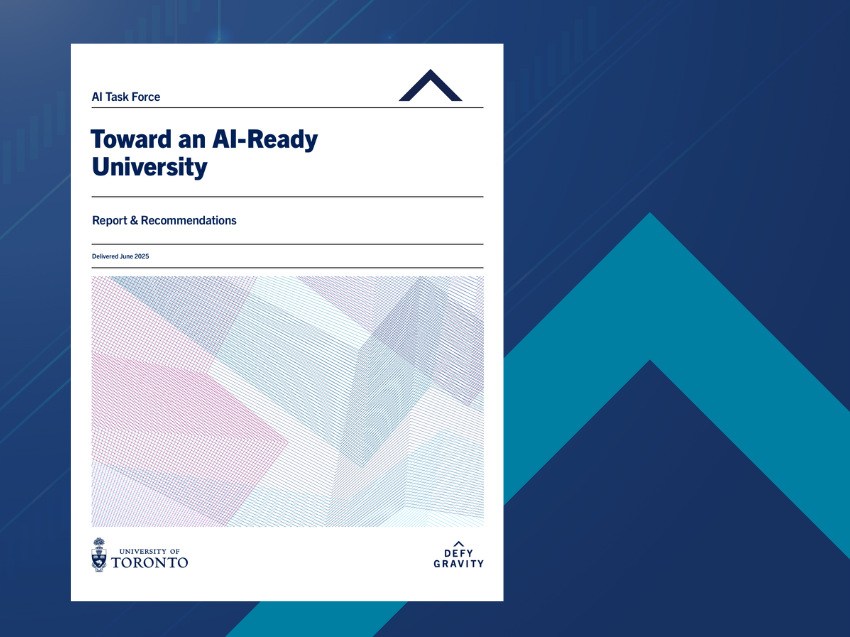 Report cover: Toward an AI-Ready University